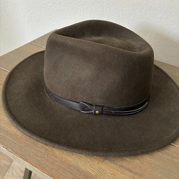 Scala Outback Crushable 100% Wool Men's Safari Hat - Picture 1 of 4